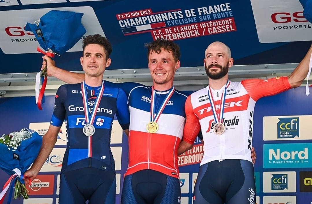 Rudy MOLARD (GROUPAMA FDJ) TEAM SPOC NICE décroche la médaille d’Argent sur le contre-la-montre